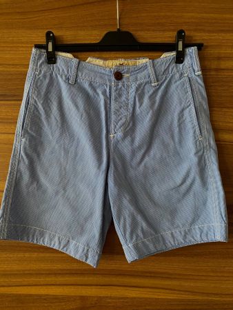 Hollister Co Shorts klein kariert blau kurze Hosen Gr.28 XS
