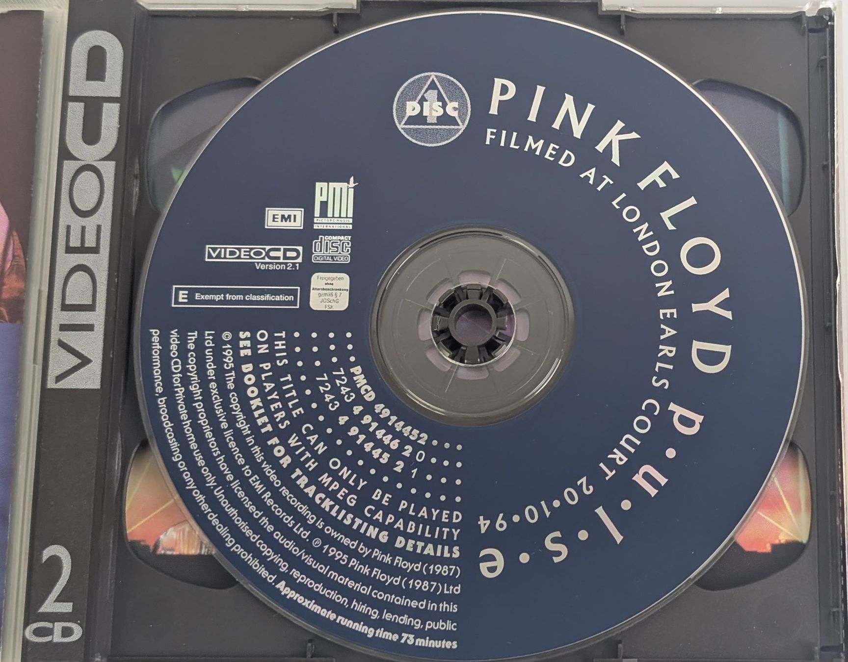 CD: Pink Floyd - Pulse (P.U.L.S.E.) - Seltene Video CD Edition – Usato da Zürich venduto da 1.Simon 5