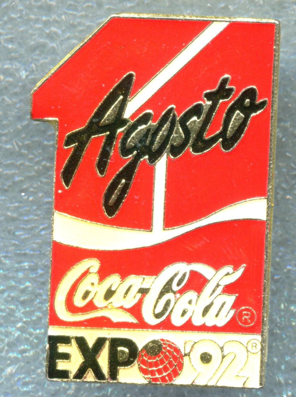 Coca-Cola Placchette & Badge: Coca Cola  EXPO '92 – Usato da Winterthur venduto da Sammleroase