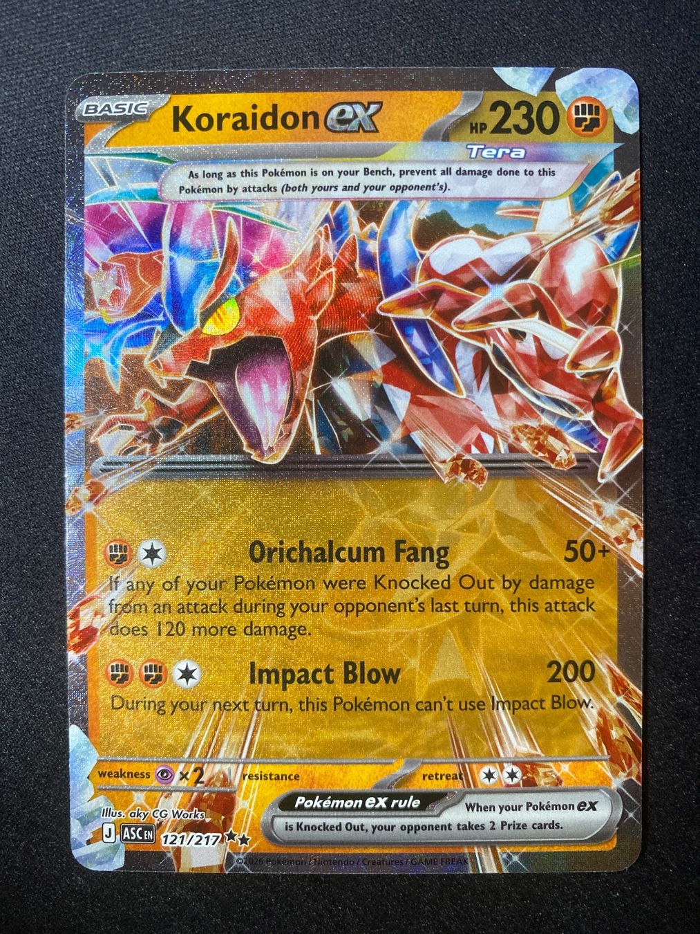 Pokémon Carte collezionabili: Koraidon ex 121 - Ascended Heroes - EN – Nuovo (secondo la descrizione) da Hausen AG venduto da Shrade