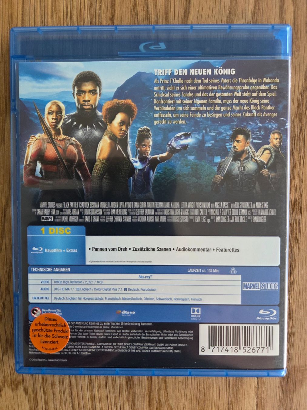 Alle DVDs: Black Panther - Blu-Ray – Neu (gemäss Beschreibung) aus Niederhelfenschwil von George27 1