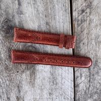 19mm Leather Watch Strap/ Uhrenarmband Braun