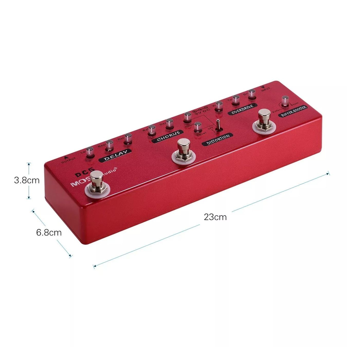 Musikinstrumente: MOSKY DC5 Gitarren-Multi-Effekt-Pedal – Neu und originalverpackt aus Malans GR von BUYBEST-Schweiz 1