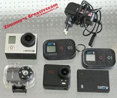 Gopro + andere Aktionkameras mit viel Zubehör