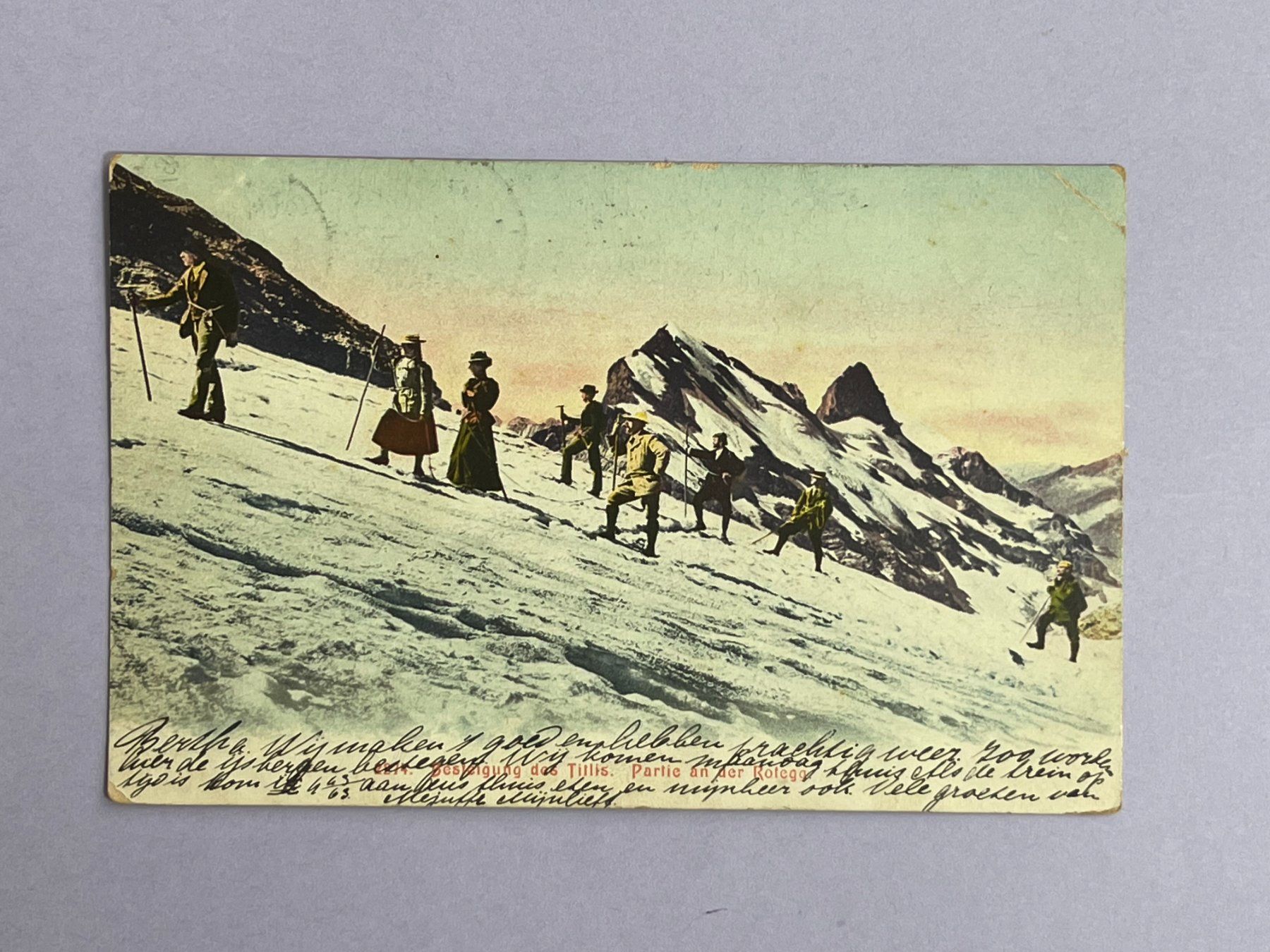 Cartoline postali: Besteigung des Titlis - belebt !!! – Usato da Steg VS venduto da danwer74