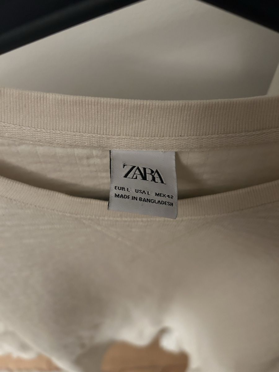 Zara Maglioni & Felpe: Pull ZARA blanc cassé Taille L – Usato da Bulle venduto da Botor_1666 1