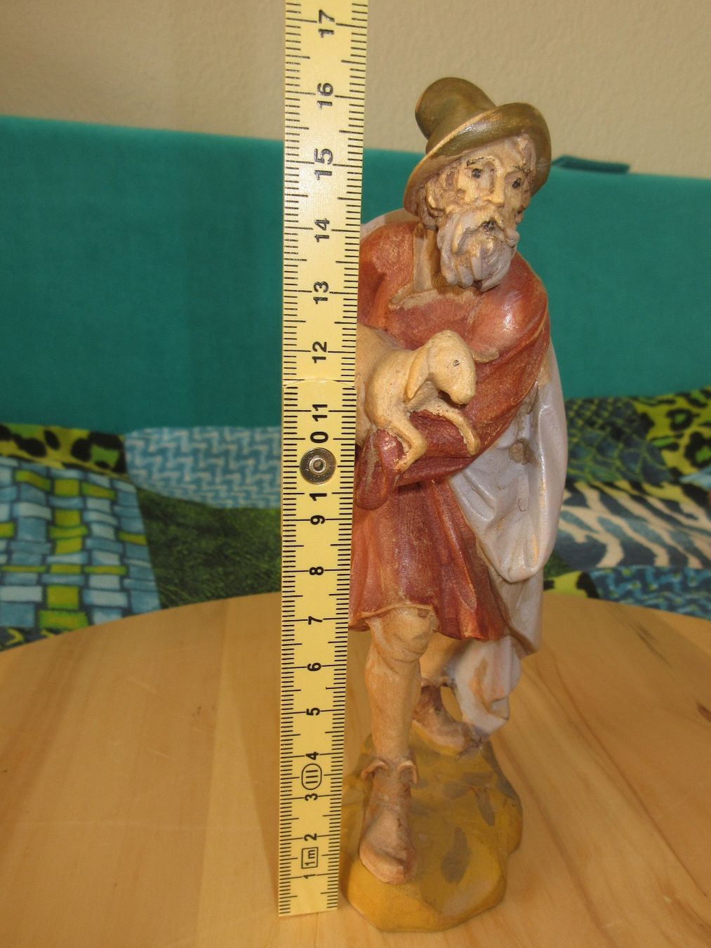 Statuette: Montafoner Krippenfiguren, Schafhirt,  E. Pfefferkorn, Holz – Usato da Egg b. Zürich venduto da Mogli93 4