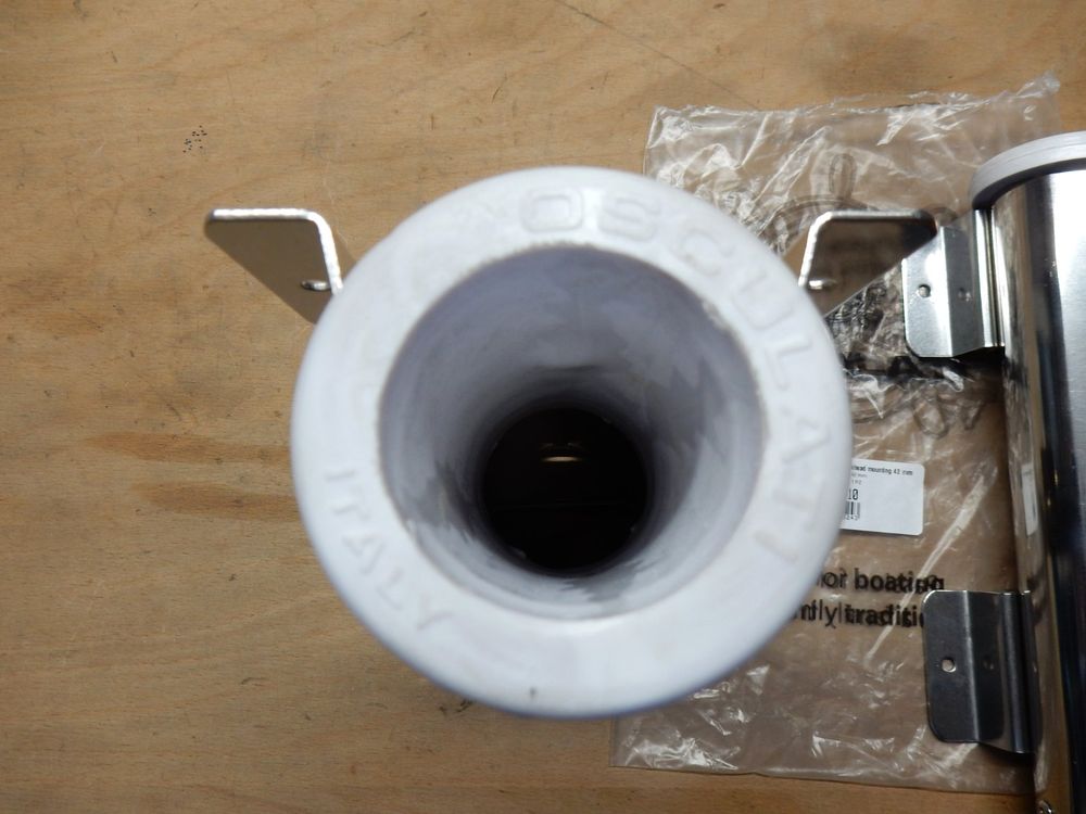 Teaaha 2 Stück Edelstahl Rundrohr Halterung 32, Kleiderstangenhalter