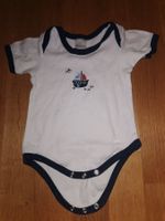 Blau weisser Body, Gr. 62/68