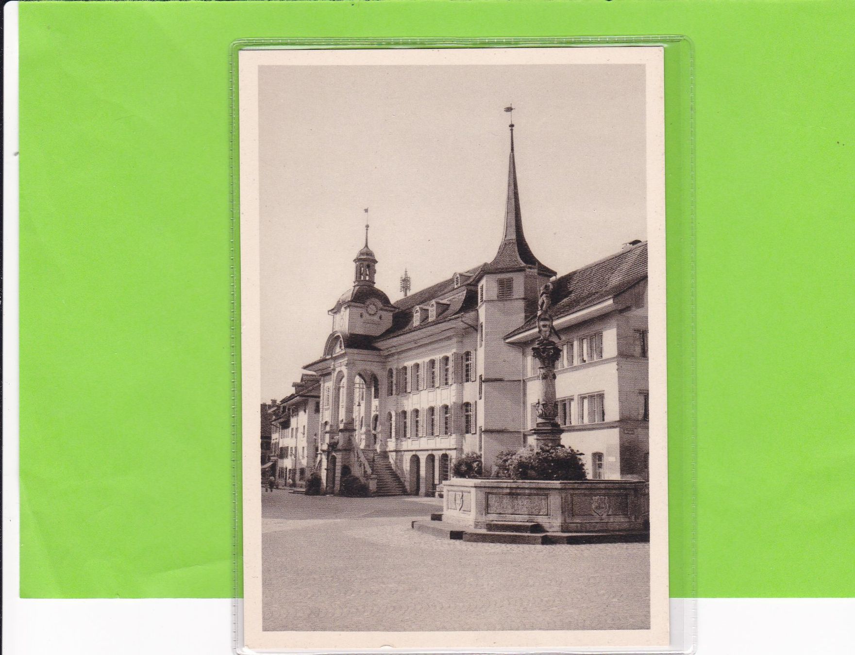 Cartoline postali: Zofingen, Rathausplatz – Usato da St. Peterzell venduto da neckertal