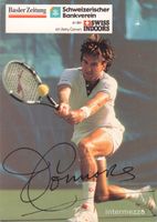 Tennis // Jimmy Connors Swiss Indoors Autogramm