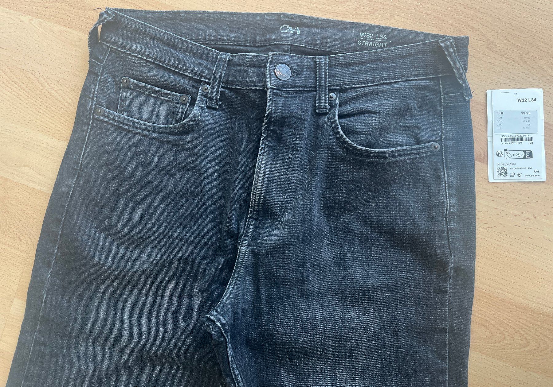 C&A Jeans: Jeans, straight, W32, L34 – Usato da Zürich venduto da fbsm 1