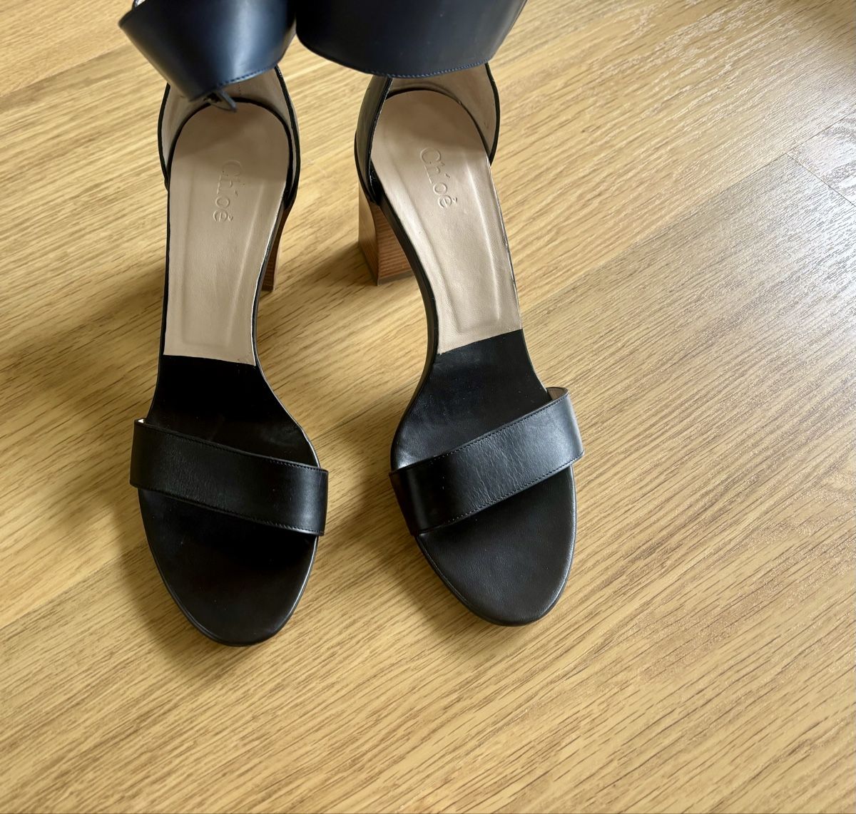 Chloé Scarpe da donna: Chloé Leder Sandalen Heels – Nuovo (secondo la descrizione) da Baden venduto da Tiffany6878 5