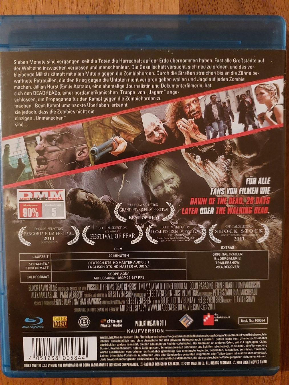 Alle DVDs: Blu Ray - Dead Genesis – Gebraucht aus Rheinfelden von FilmAuktion 1