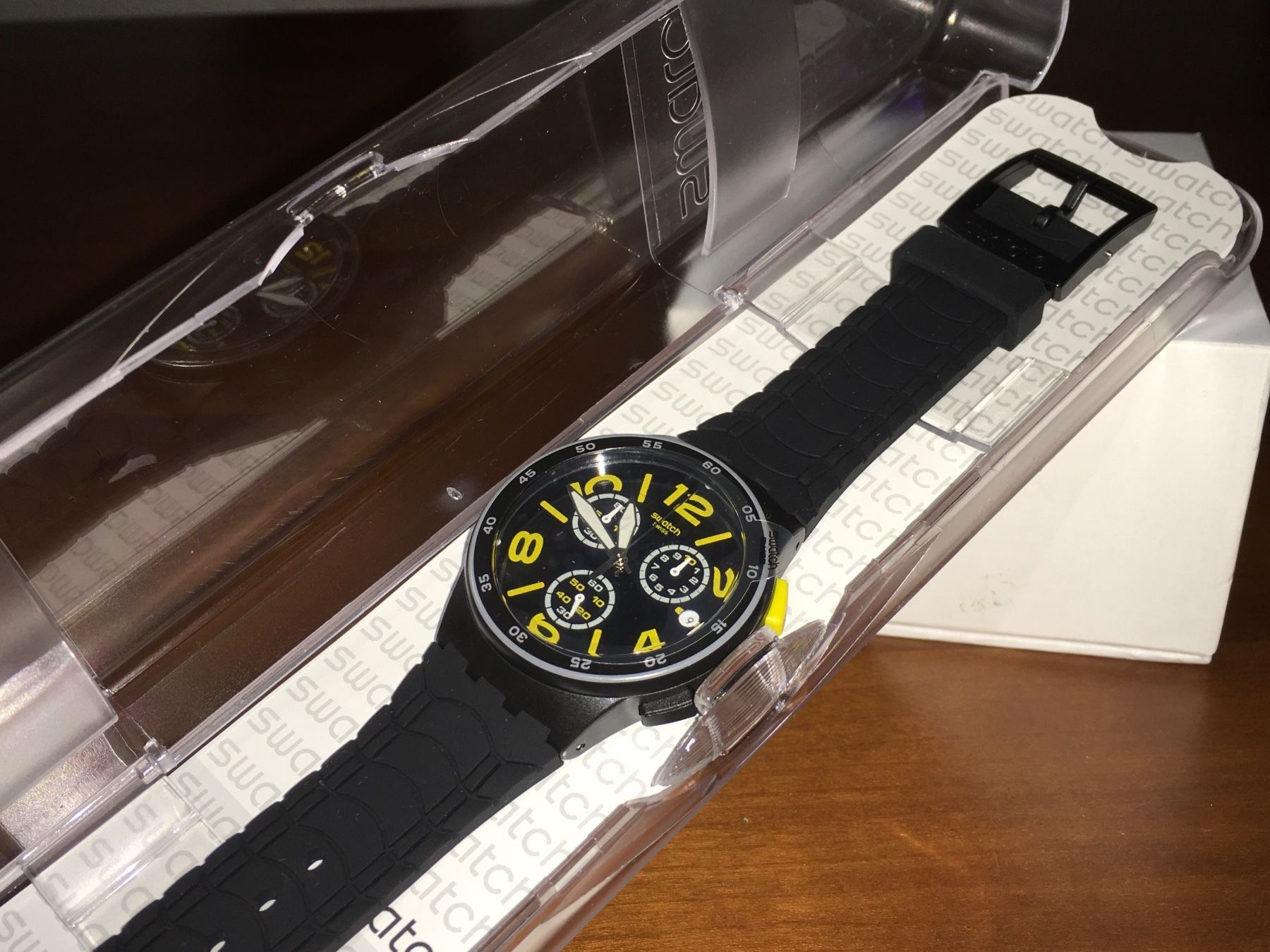 Swatch Uhren: Swatch Chrono PNEUMATIC - Full Set- New - Ungetragen – Neu (gemäss Beschreibung) aus Wohlen AG von PrivatSammlung 1
