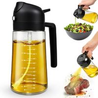 2in1 Ölsprüher Speiseöl Sprühflasche Öl 470ML Kochen