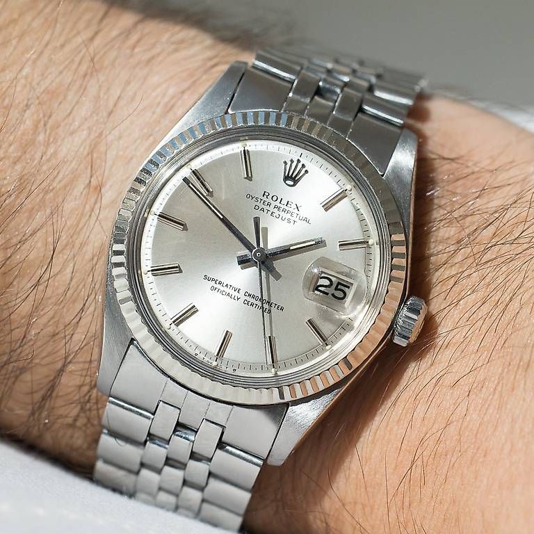 Montres: Rolex Datejust 1601 Silver Sigma de 1973 – D'occasion à Lausanne par inf_dft9 1