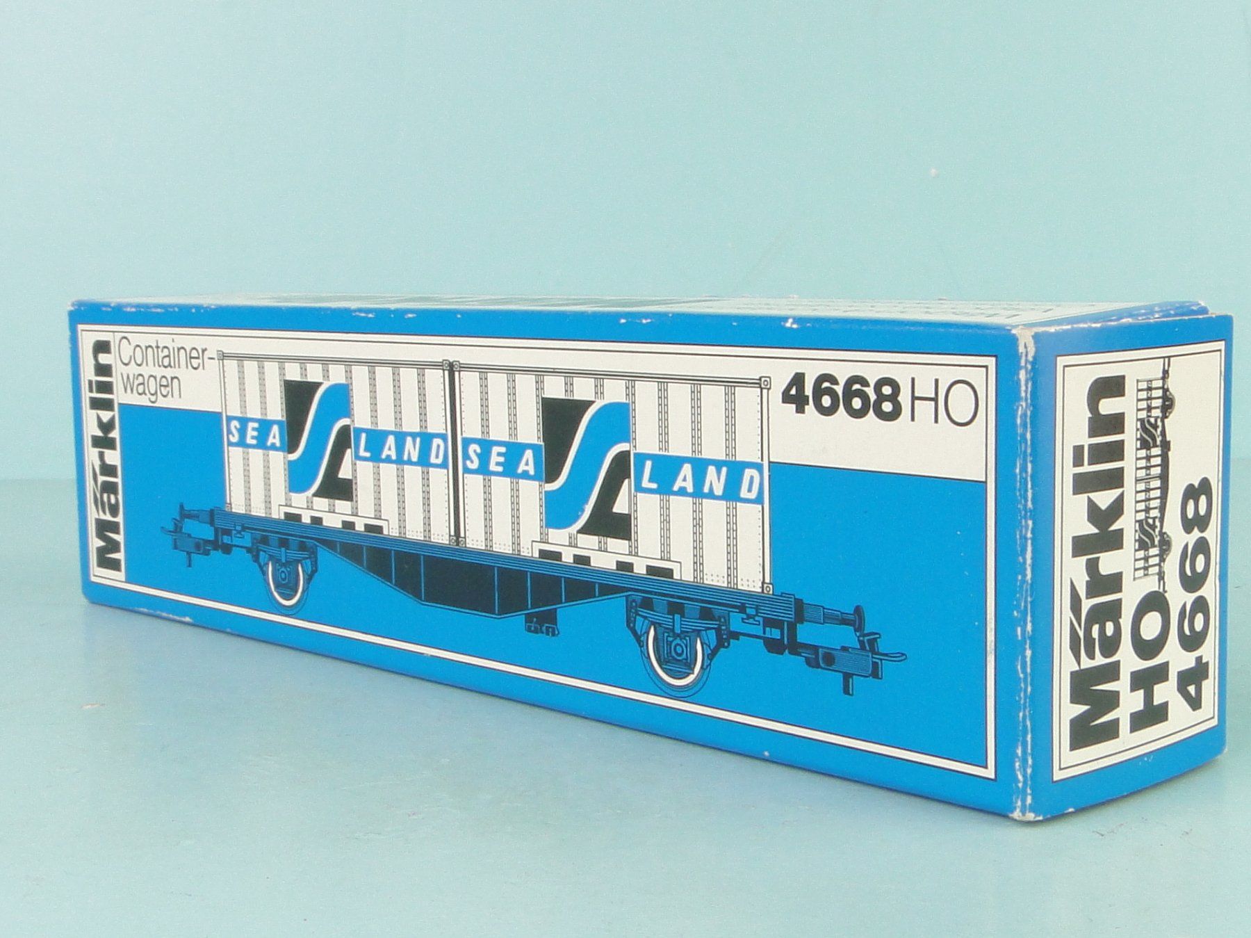 Märklin Modellini di ferrovie: Märklin 4668 H0 Sea Land – Usato da Bülach venduto da cann11 5