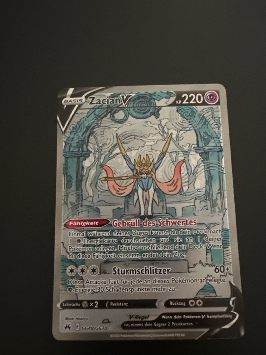 Pokémon Carte collezionabili: Pokemon Zacian V – Nuovo (secondo la descrizione) da Grindel venduto da a.lie