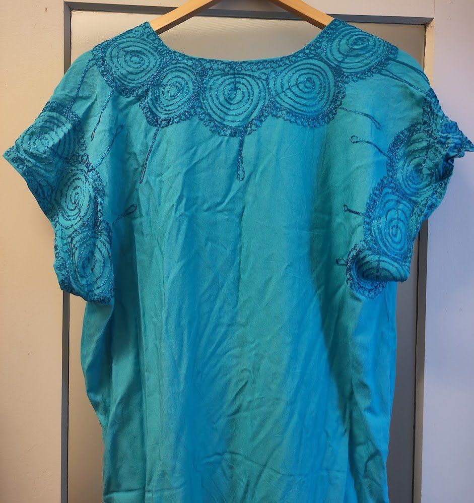 Vestiti: Türkisblauer Kaftan, Gr. OS – Usato da Lugano venduto da kat_lm5b 4