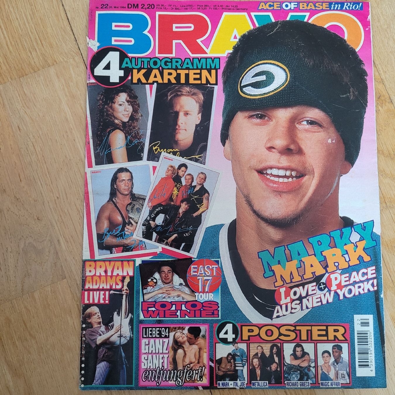 Riviste & Magazine: Bravo Zeitschrift Nr.22/1994 mit Autogramm-Karten & Poster – Nuovo (secondo la descrizione) da Volketswil venduto da tas_tj67