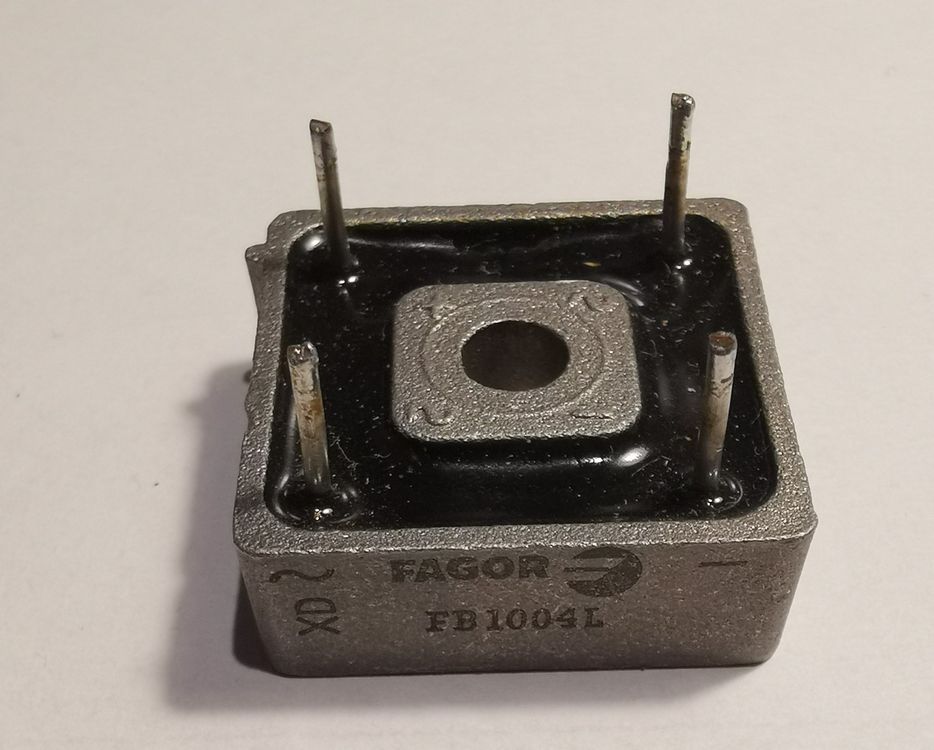 Metall Brückengleichrichter KBPC1008 - 10A 560V, Silizium Technologie