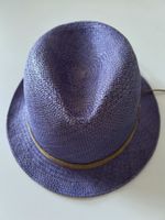 Chapeau Panama authentique lilas made in Equador taille L