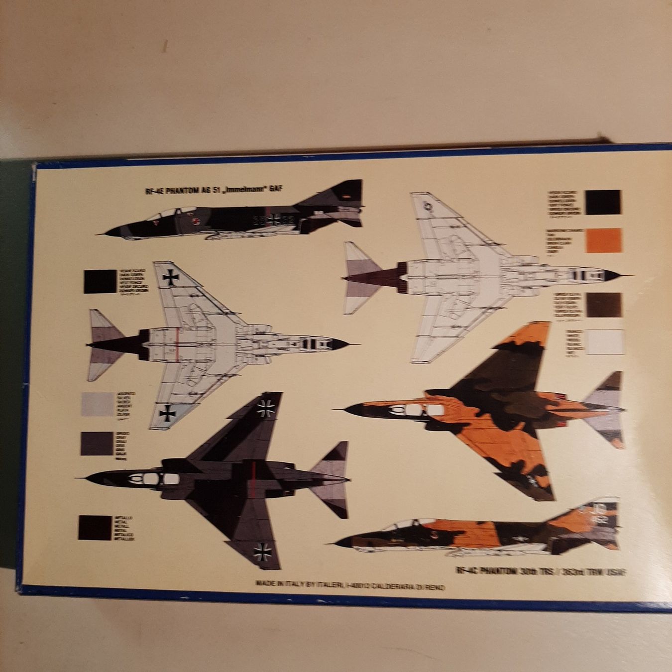 Italeri Kit di modellismo & Modellini statici: 2917 ... Mc.D.D. RF-4 C/E Photo Phantom ... Italeri 133 – Usato da Bonstetten venduto da Benibanny59 1