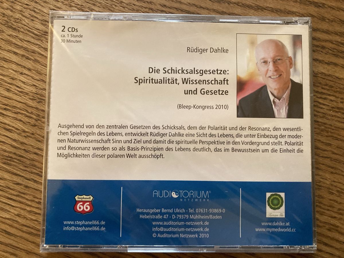 Audiolibri: Rüdiger Dahlke CD‘s – Nuovo e nell'imballaggio originale da Baden venduto da Garofalo90 1