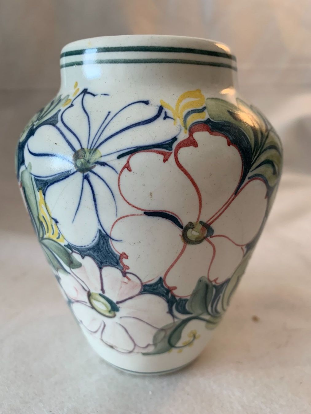 Vasen & Gefässe: Schöne bemalte Vase     A61 – Gebraucht aus Schötz von amore14 1