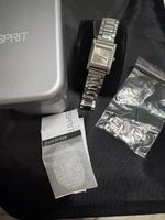 Esprit Damenuhr eckig – Edelstahl (silberfarben)