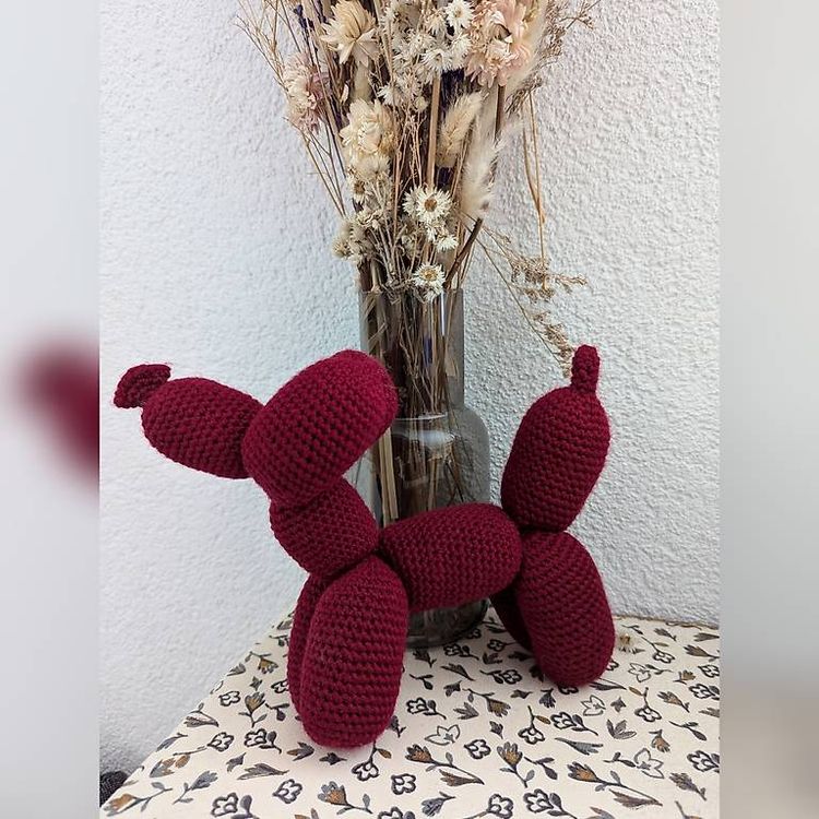 TOYMIS Gehäkelter Corgi Hund - Süße Häkelpuppe Zur Emotionalen Unterstützung Als Geschenk