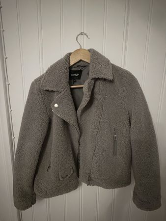 ONLY Teddy Jacke grau Grösse XS guter Zustand