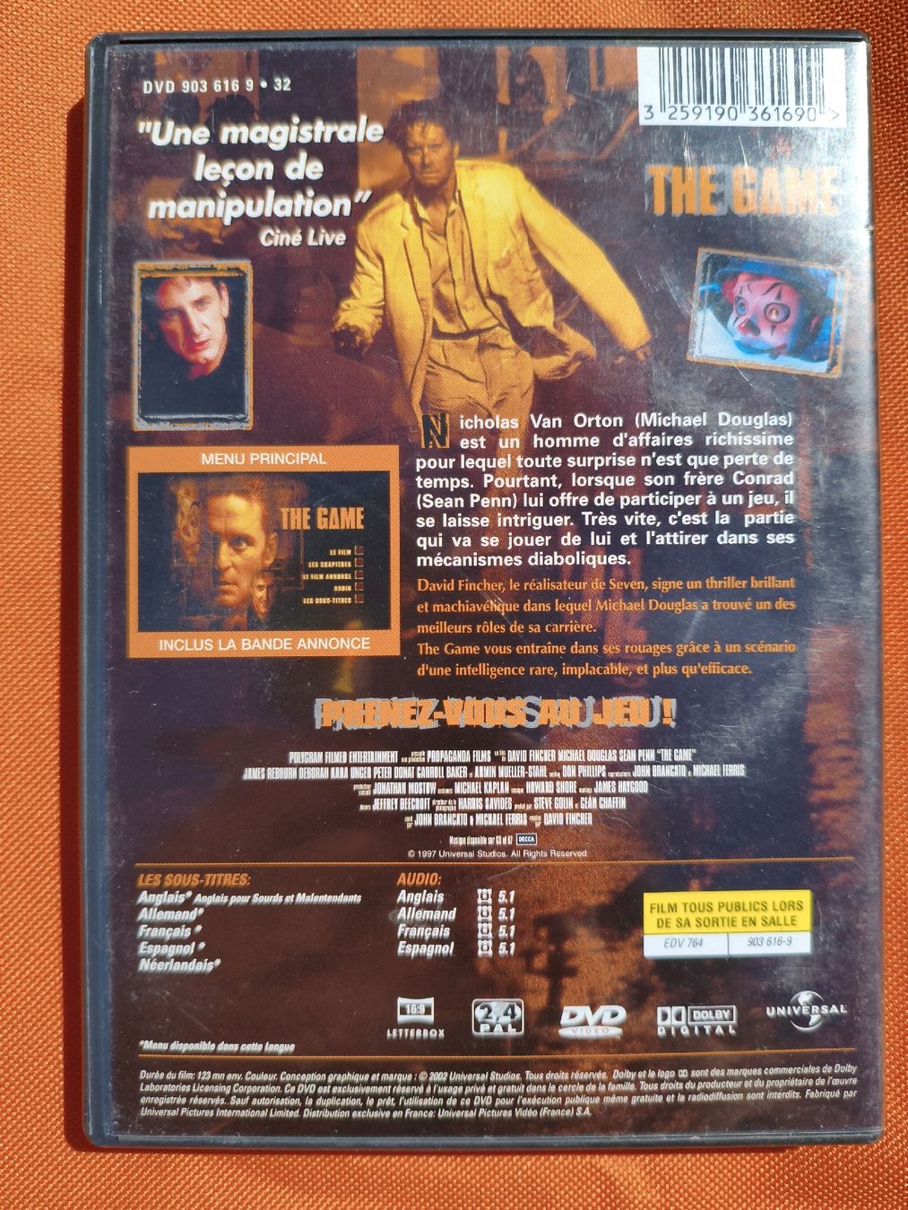 Alle DVDs: The game  – Gebraucht aus Renens VD von kollar7 1