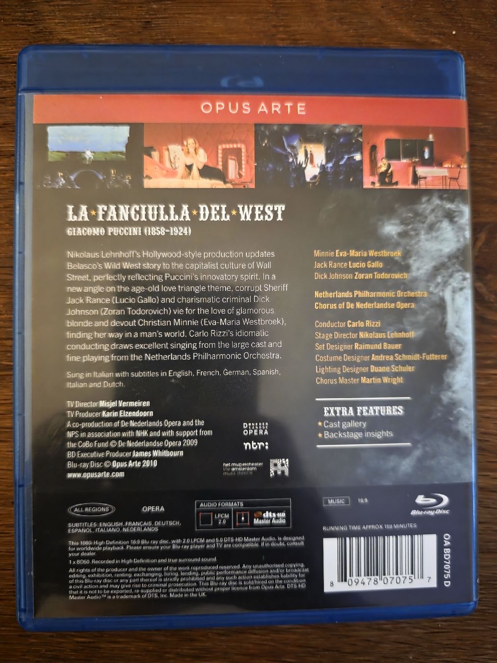 Tutti i DVDs: Blu-Ray: Puccini - La Fanciulla del West – Usato da Zürich venduto da TimZurich1 1