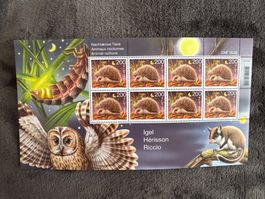 MARKEN KLEINBOGEN IGEL, NACHTAKTIVE TIERE, POSTFRISCH
