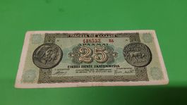 Griechische Banknote 25 Drachmen - Seltenes Sammlerstueck!
