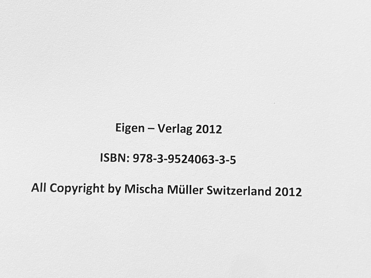 Bücher: Gedichte von OPA -  “Qe(e)rbeet” - Mischa Müller – Neu und originalverpackt aus Zuerich von SonderArt-Wertgut 4