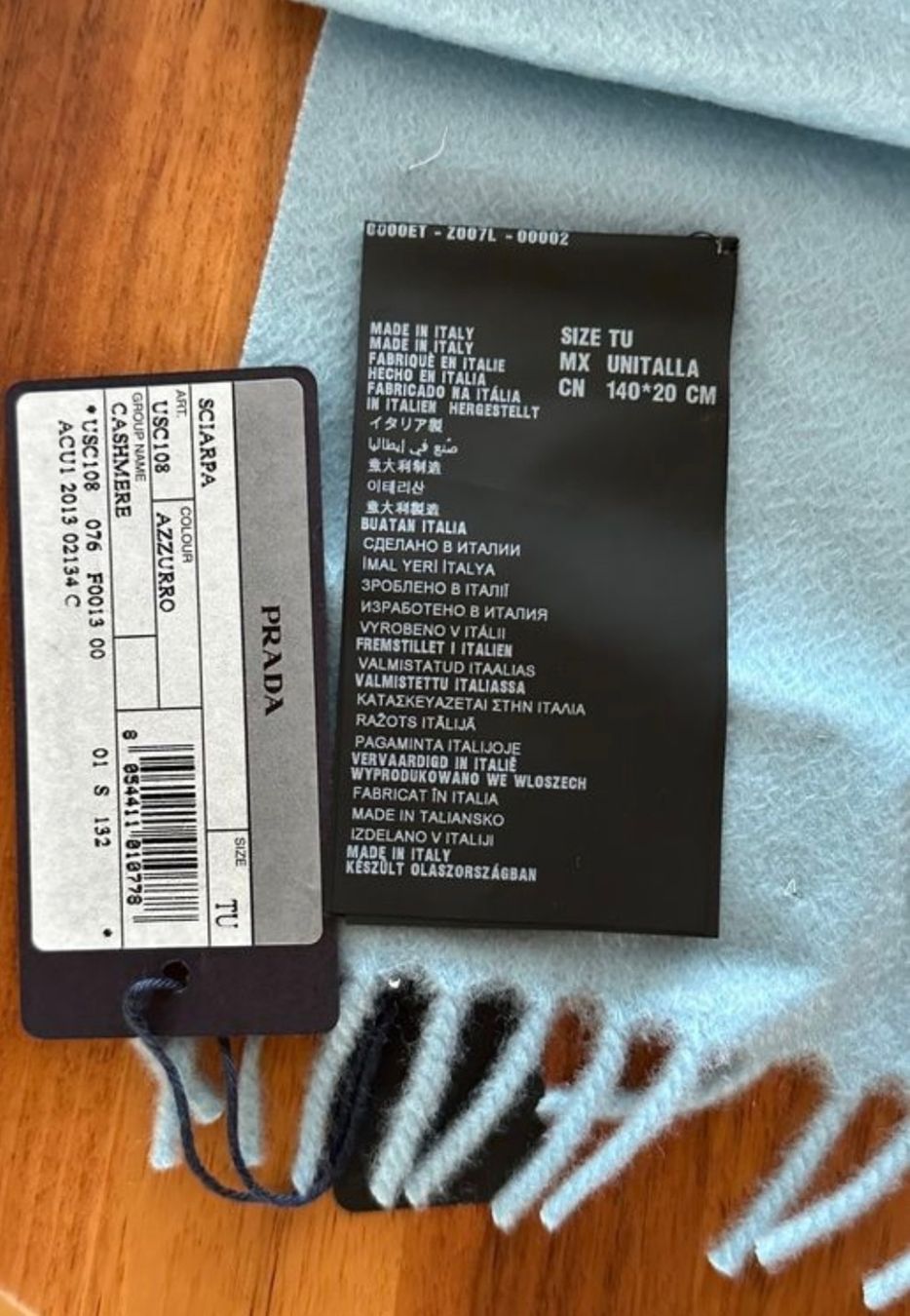 Foulard & Sciarpe: PRADA cashmere schal – Nuovo e nell'imballaggio originale da Basel venduto da Kristal4 1