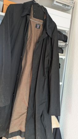 Selected gewachster Baumwollmantel- wie Neu