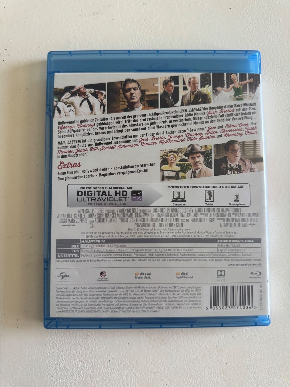 Tutti i DVDs: HAIL, CAESER! / BRUDERS COEN (BLU-RAY) – Usato da Basel venduto da san_2qlq 1
