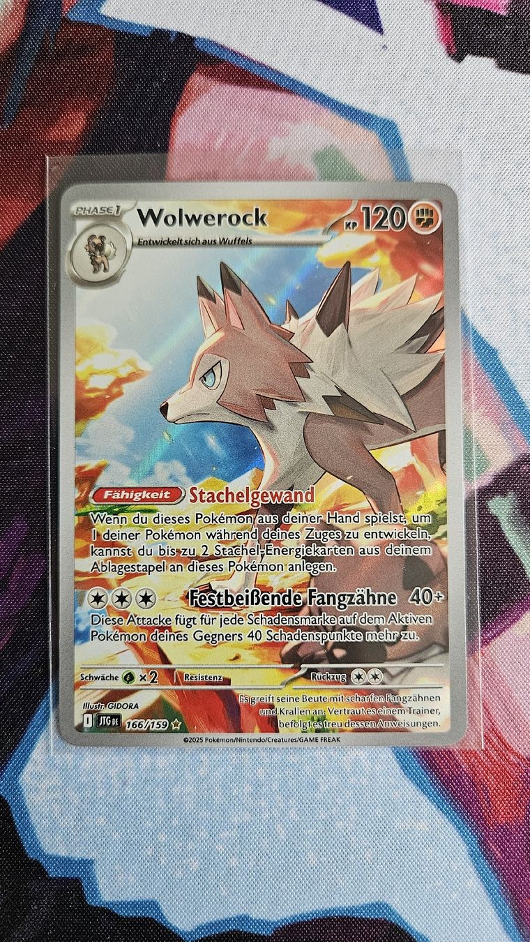 Pokémon Sammelbilder & Trading cards: Wolwerock, 166/159 – Neu (gemäss Beschreibung) aus Schliern b. Köniz von Smurox