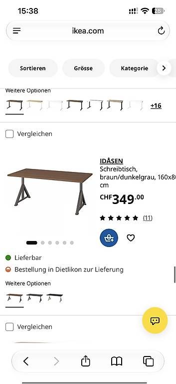 Scrivanie: Schreibtisch Holz braun  – Usato da Regensdorf venduto da rob_c7xr 3