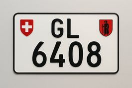 Autokennzeichen GL 6408