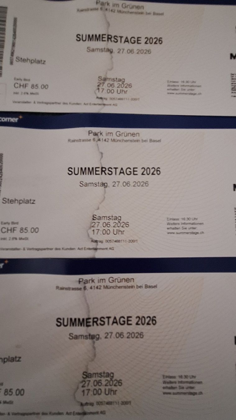 Tickets: Trauffer Konzert Ticket 27.6.26 – Gebraucht aus Fehren von strupadelli 1