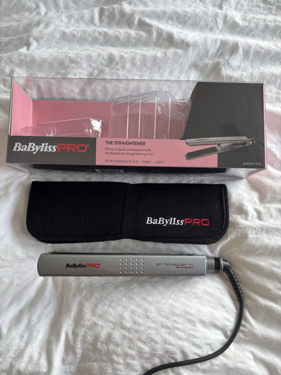 BaByliss Asciugacapelli: Babyliss PRO The Straightener - Ionic Hair Iron + Case – Nuovo e nell'imballaggio originale da Dübendorf venduto da eli_dt6x 1