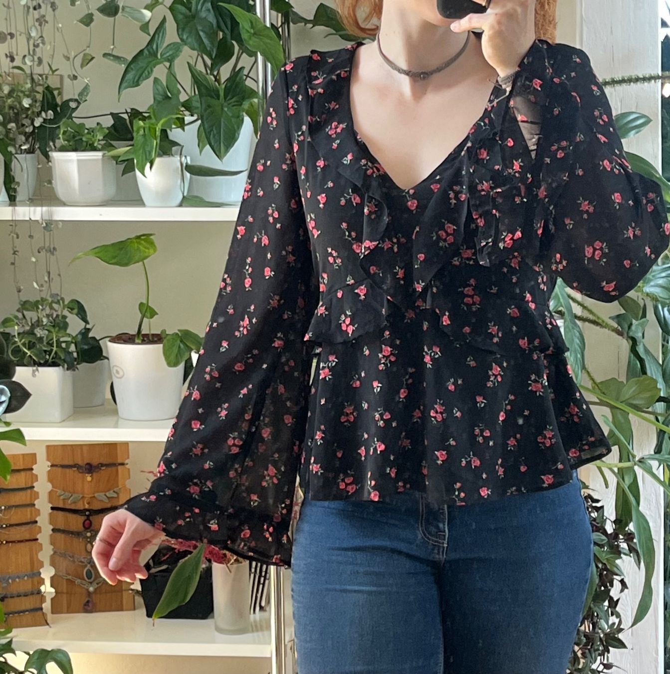 H&M Camicette: luftige Bluse, Grösse 38 – Usato da Heerbrugg venduto da R.St27
