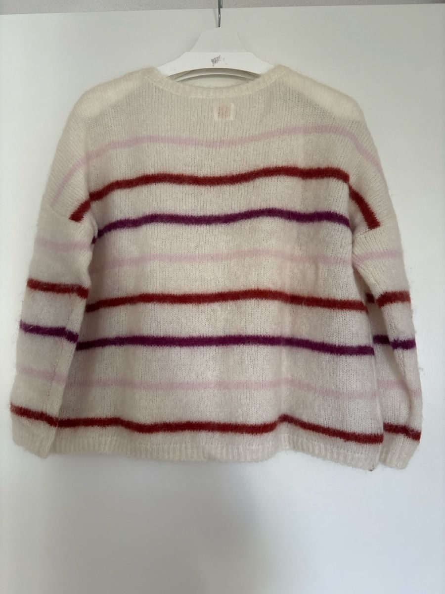 Des Petits Hauts Maglioni & Felpe: Pull Des Petits Hauts modèle Brett rayé blanc taille T1 – Usato da Prilly venduto da emi_j6lb 2