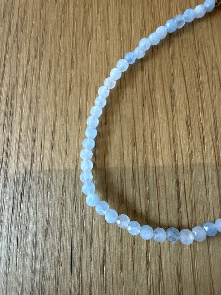 Bracciali & Braccialetti: Armband Aquamarin facettiert -neu – Nuovo (secondo la descrizione) da Sonnental venduto da sop_9scm 1