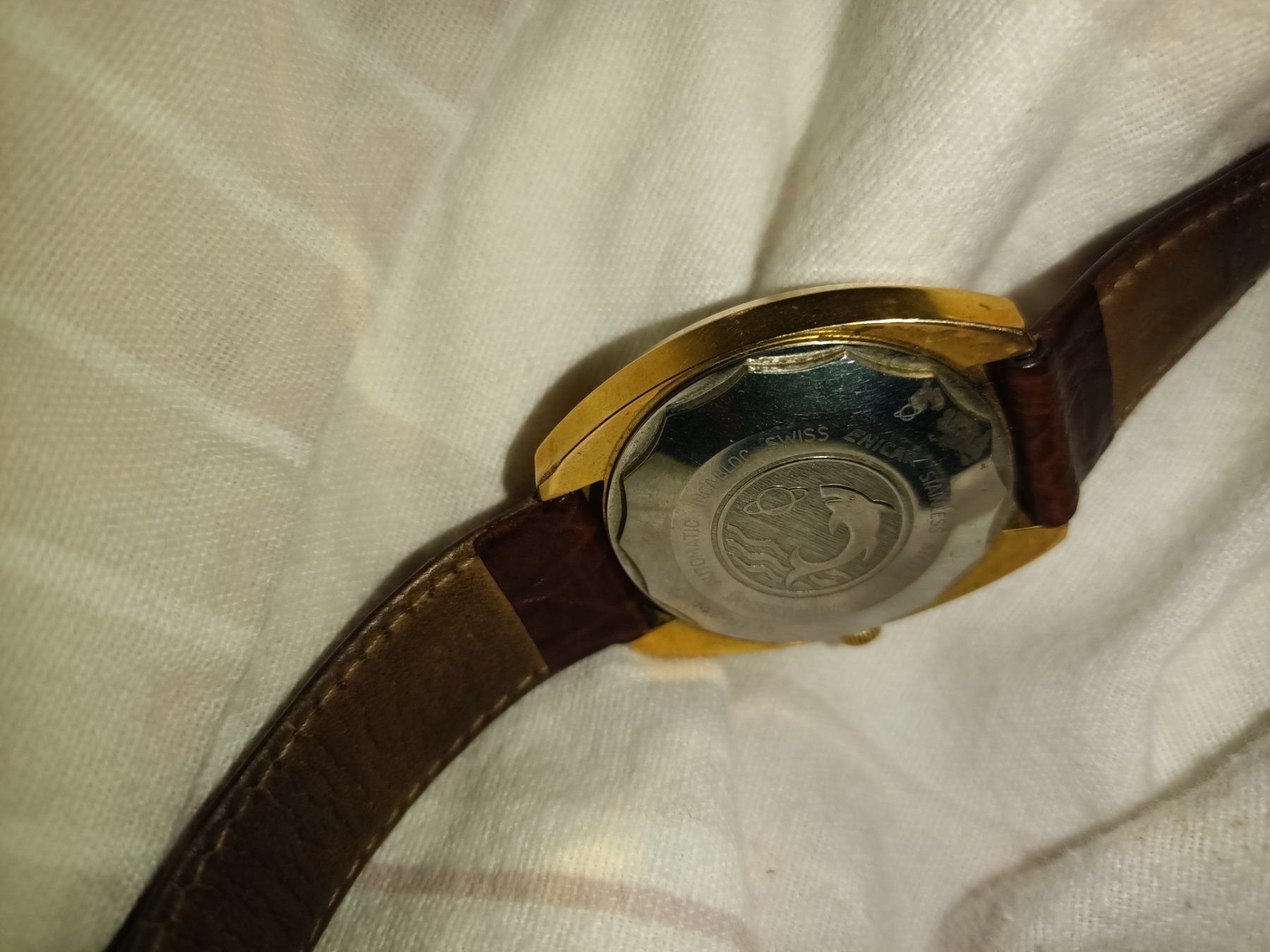 Enicar Orologi: Enicar Dolphin Automatik Automatic Uhr antik selten – Usato da Lachen SZ venduto da neu-und-antik 2